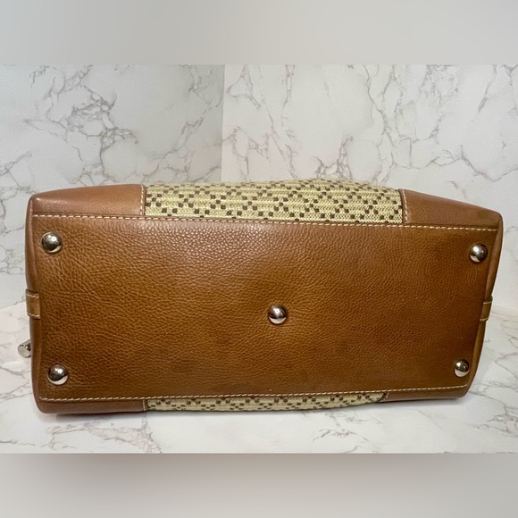 GUCCI Straw Diamante Maui Tote Brown - Picture 2 of 15